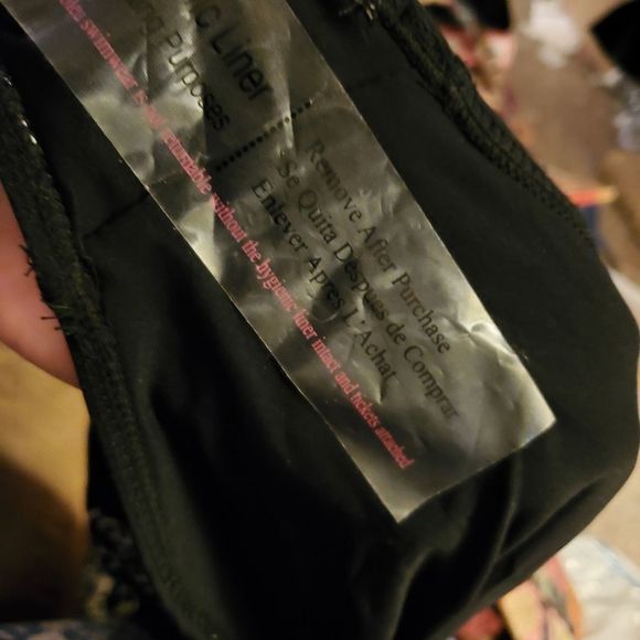 💗 Rue Bleu One Piece Black Swimsuit Medium NWT - Picture 6 of 6